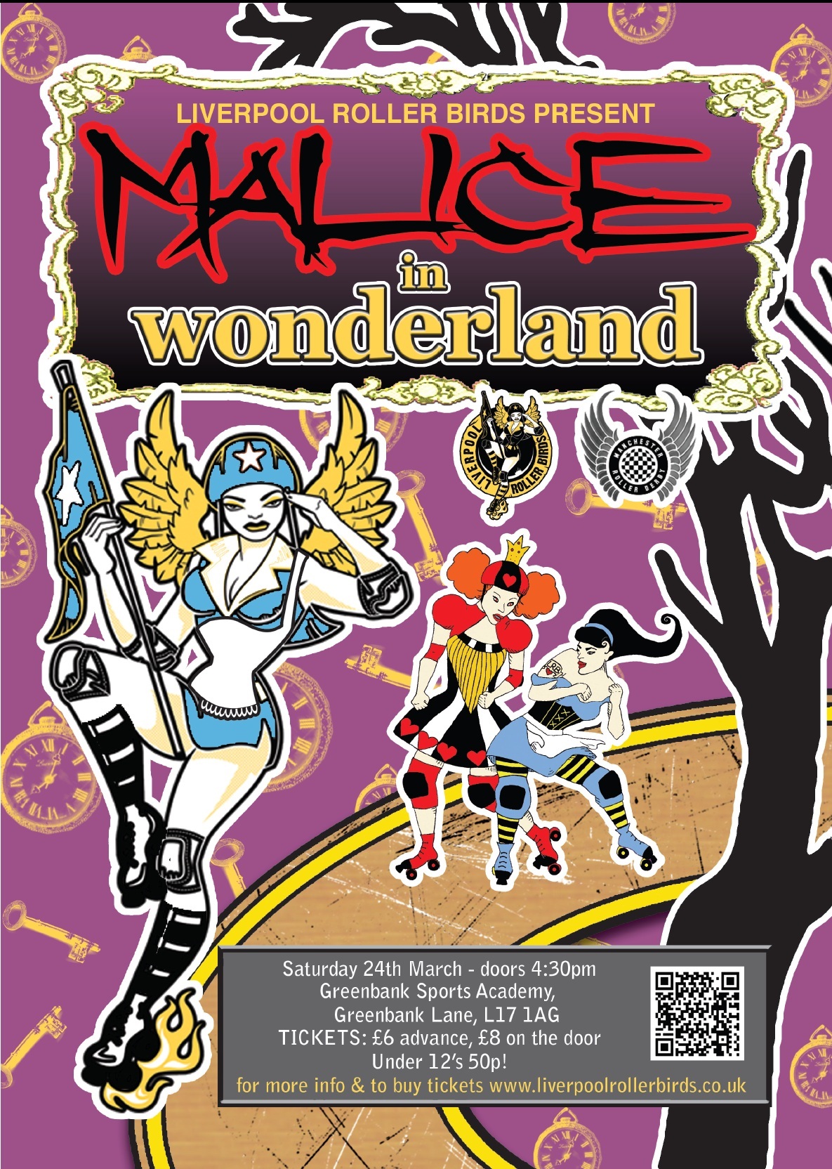 Malice in Wonderland  with Liverpool Roller Birds